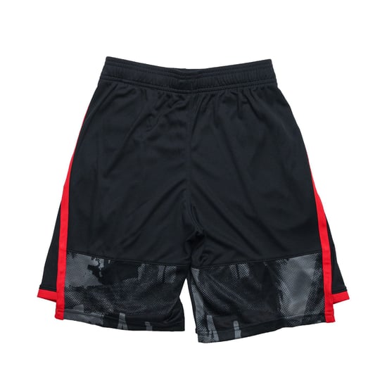 Boy's Under Armour Junior UA Stunt 3.0 Printed Shorts in Black
