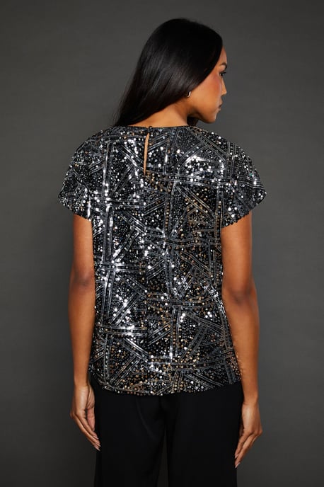 Sequin Detail Top