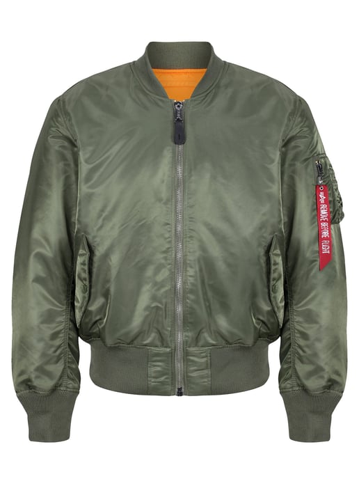 Alpha Industries Heren MA-1 Bomber Jacket in Sage Green - Image 5