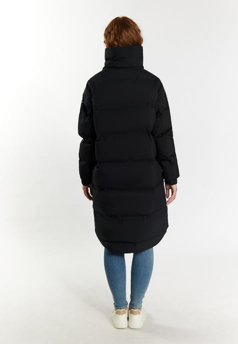 Dreimaster Winterjas met vulling Dames zwart - Image 3