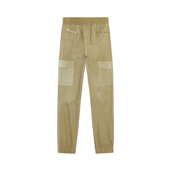DIESEL P-URSULA-CHALK Womens Cargo Trouser