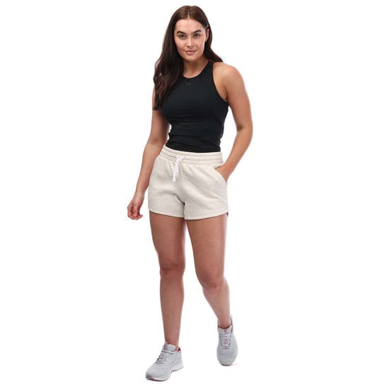 Women's Under Armour UA Rival Fleece Shorts in Oatmeal