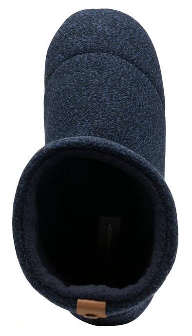 Mens Indoor Boot Slippers | Dunlop | Memory Foam | Home House Bedroom | Hard Sole | Great Gift for Him - Navy - Image 2
