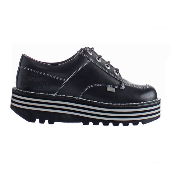 Kickers Kick Lo Ragged Womens Black Boots