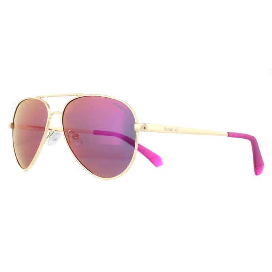 Polaroid Sunglasses 6012/N/NEW J5G Aviator LA Gold Brown Gradient Polarized