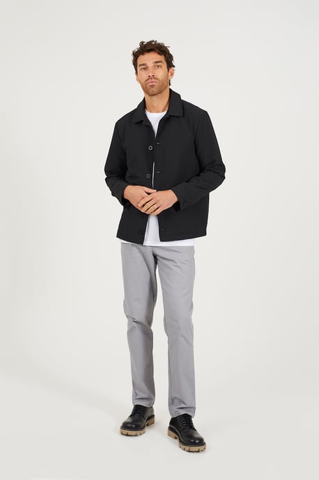 Black Seersucker Shacket - Image 3