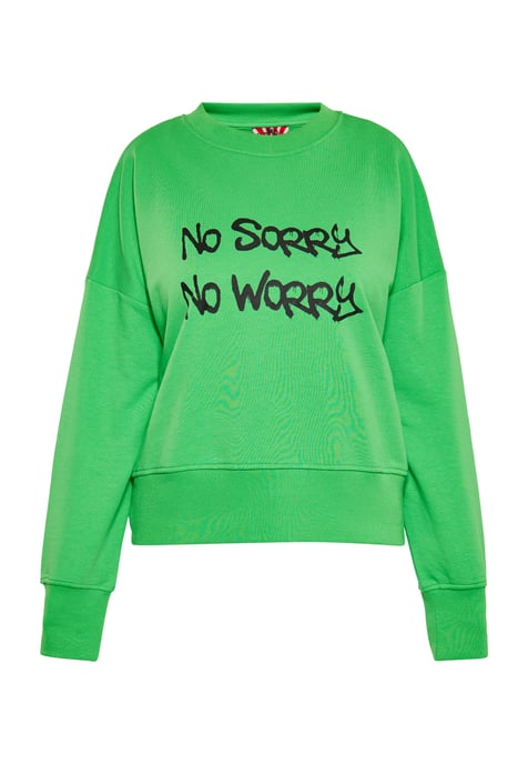 Mymo Sweatshirt women green - Image 1