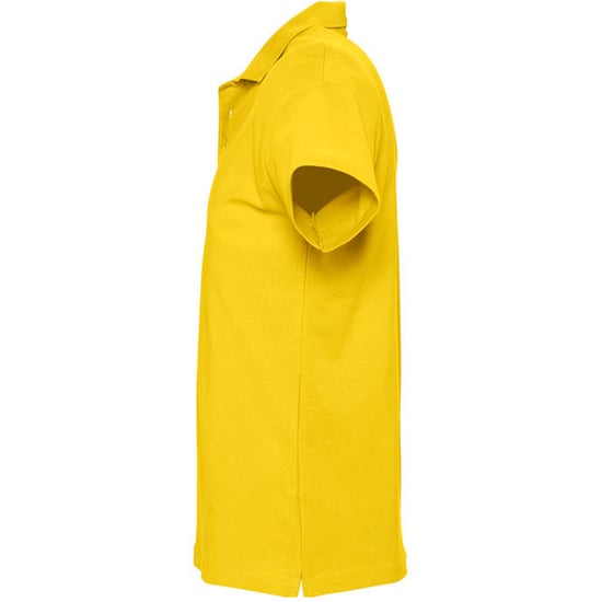 SOLS Heren Lente II Korte Mouw Zwaarlijvig Poloshirt (Goud) - Image 3