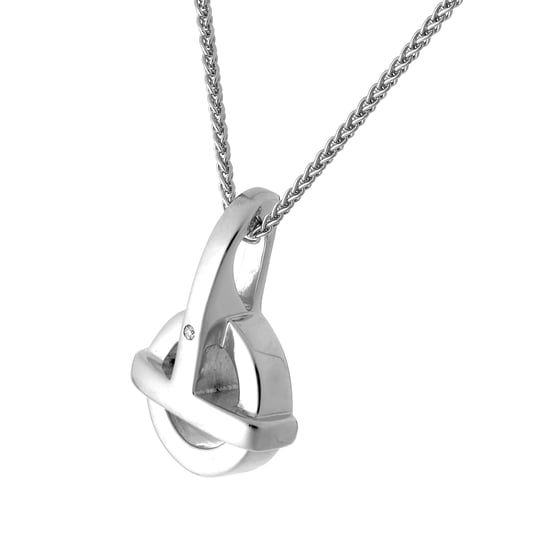 Orphelia Dames 925 Sterling Zilveren Set: Ketting-Pendant + Oorbellen - Zilver SET-5677 - Image 3