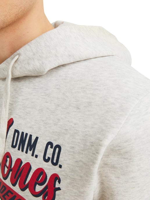 Jack & Jones Hoodies Logo Sweat Hood Wit - Image 2