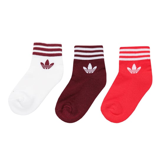 Men's adidas Originals Trefoil 3 Pack Socks in Multi colour