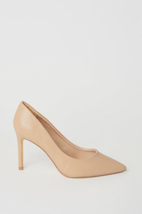 Wide Fit Dash Pointed Court Shoes - Image 2