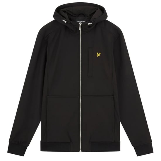 Lyle & Scott Branded Jet Black Softshell Jacket - Image 1