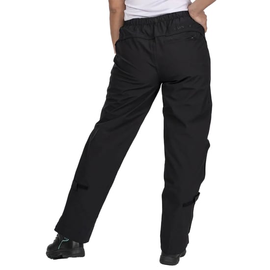 Island Green Dames/Dames Drop Hem Waterdichte Broek (Zwart) - Image 2