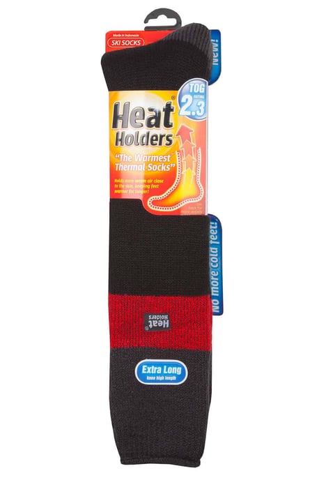 Heat Holders - Mens Extra Long 2.3 TOG Thermal Knee High Ski Socks - Image 2