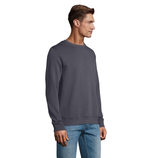 SOLS Unisex Adult Comet Organic Sweatshirt (Charcoal)