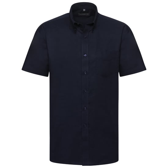 Russell Collection Heren Oxford Formeel Shirt (Heldere marine) - Image 1