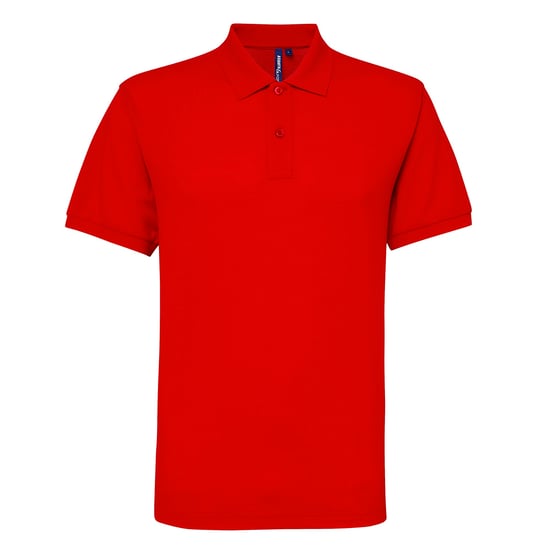 Asquith & Fox Mens Short Sleeve Performance Blend Polo Shirt (Red)