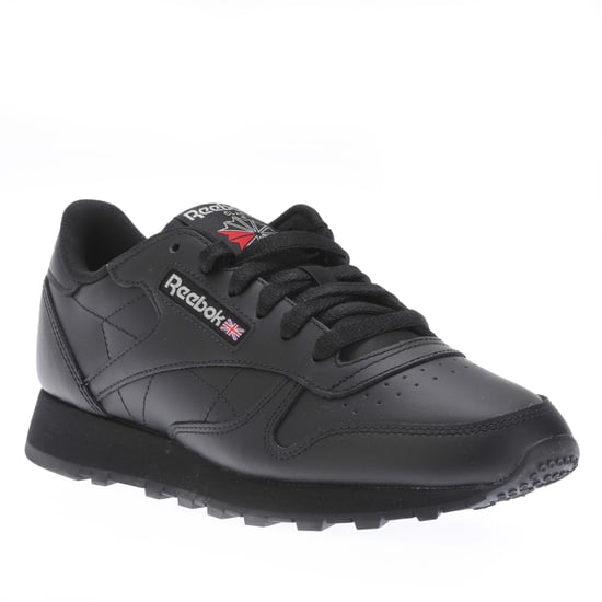 Women's Reebok Classics Classic Leather Trainers in Black