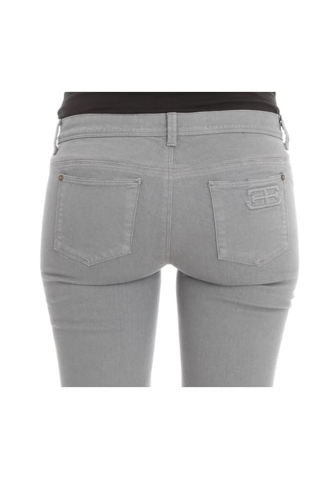Ermanno Scervino Women's Blue Cotton Blend Slim Fit Bootcut Jeans - Image 6