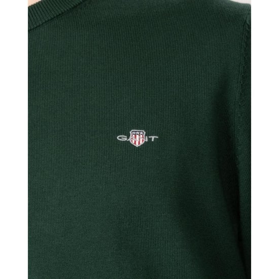 GANT Mens Classic Cotton Crew Neck Jumper - Image 5