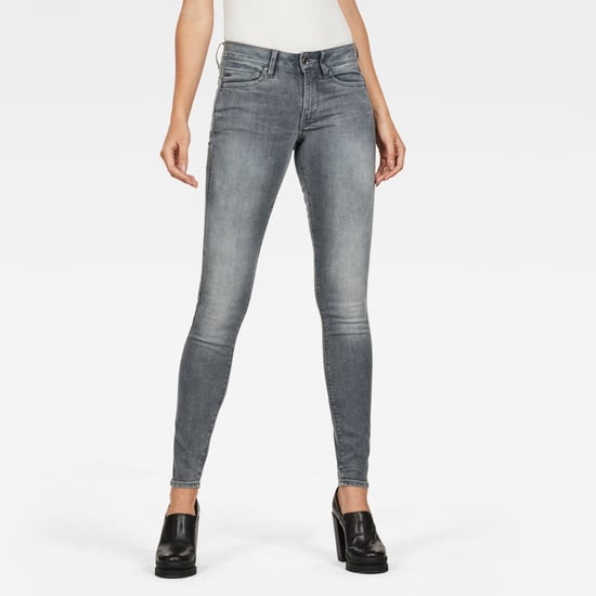 G-Star RAW Midge Zip Mid Waist Skinny Color Jeans