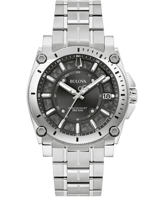 Bulova Precisionist Icon Heren Zilveren Horloge 96B417 - Image 1