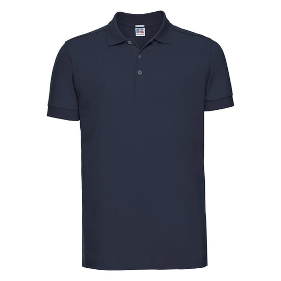 Russell Heren Rekken Korte Mouw Poloshirt (Franse marine) - Image 1