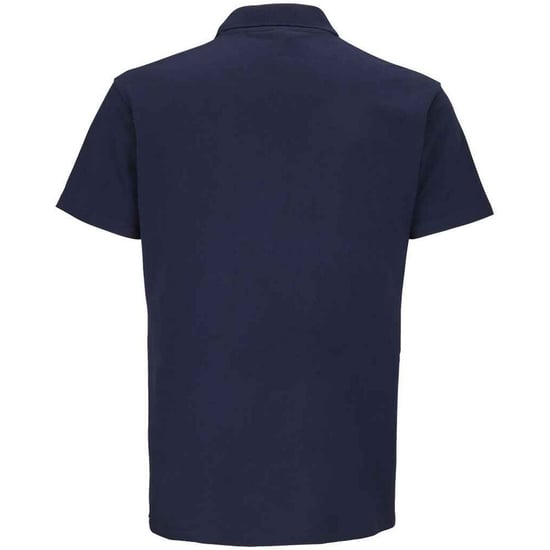 SOLS Mens Summer II Pique Short Sleeve Polo Shirt (French Navy) - Image 2