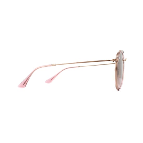 Ray-Ban Sunglasses Round Double Bridge 3647N 9069A5 Pink Pink Gradient Brown