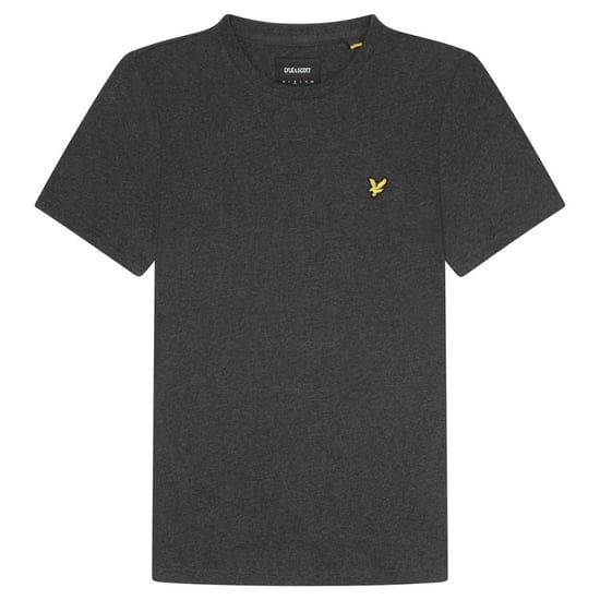 Lyle & Scott Branded Chest Logo Charcoal Marl T-Shirt - Image 1