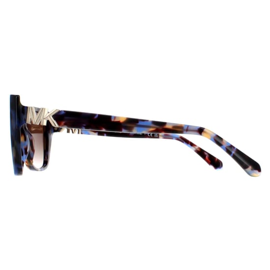Michael Kors Rectangle Womens Bright Blue Tortoise Brown Gradient MK2199 Acadia