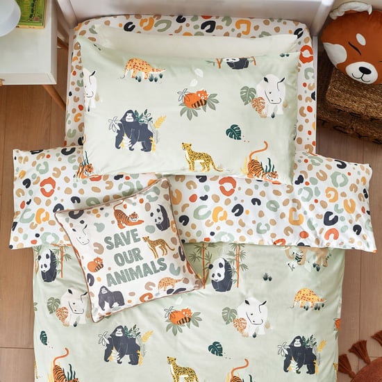 little furn. Wildlife Animal Reversible Duvet Cover Set - Image 3