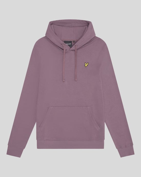 Men's Lyle And Scott Pullover Hoodie in Purple - Image 5