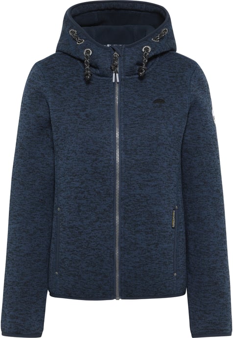 Schmuddelwedda Gebreide fleece jas fraully Dames Marine gem - Image 1