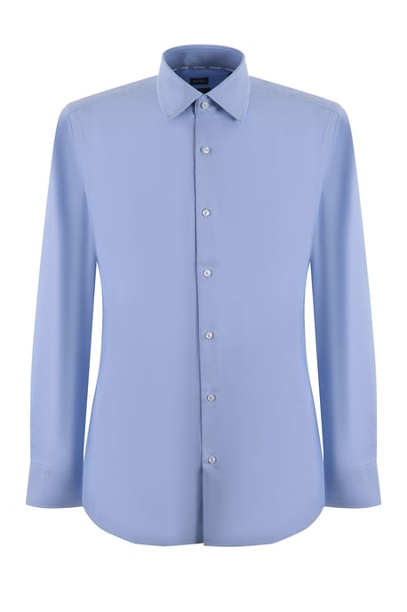 Boss H-hank-kent-c6-242 Long Sleeved Shirt Light Pastel Blue
