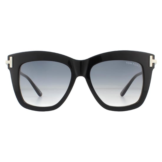 Tom Ford Solglasögon Dasha FT0822 01B Blank Svart Rökgrå Gradient - Image 1
