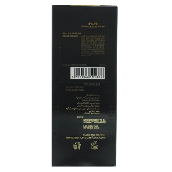 Mancera Paris Gold Prestigium Eau de Parfum 120ml - Image 2