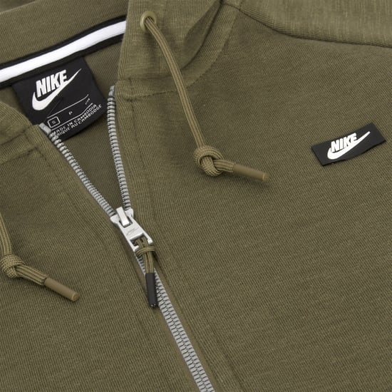 Nike Sportswear Men's Optic Full Zip Tracksuit, Olive - Image 6