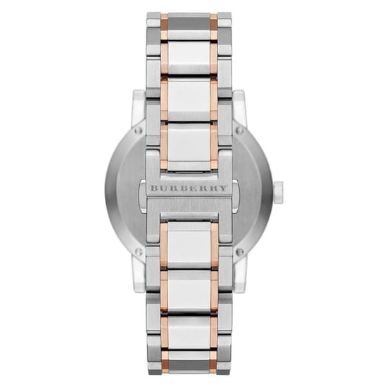 Burberry BU9006 Unisex Watch The City Two Tone Rose Gold