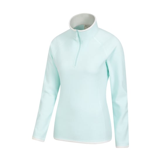 Mountain Warehouse Dames/Dames Montana Half Zip Fleece Top (Munt) - Image 4