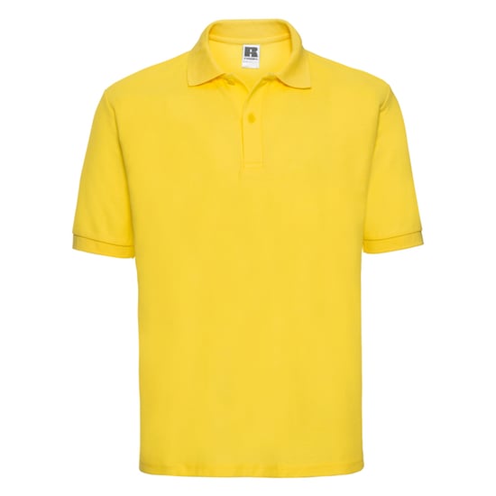 Russell Heren Klassiek Polycotton Poloshirt (Geel) - Image 1