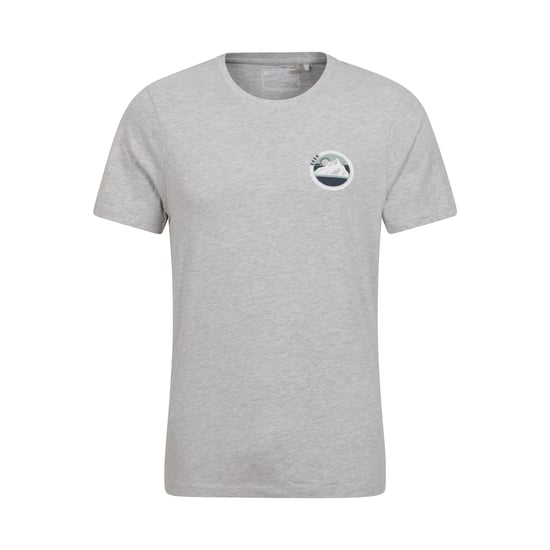 Mountain Warehouse Mens Oban Mountain Cotton T-Shirt (Grey) - Image 1