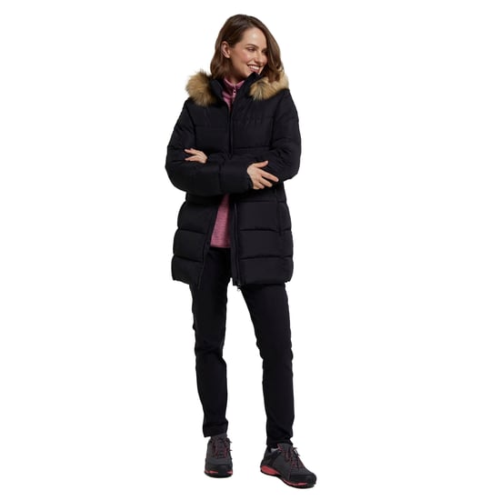 Mountain Warehouse Dames/Dames Nola Lang Gewatteerd Jasje (Zwart) - Image 5