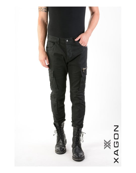 Xagon Trousers Cargo Men's Black - Image 2
