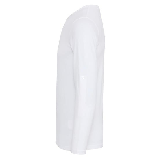 Premier Mens Long John Roll Sleeve Tee (White) - Image 3