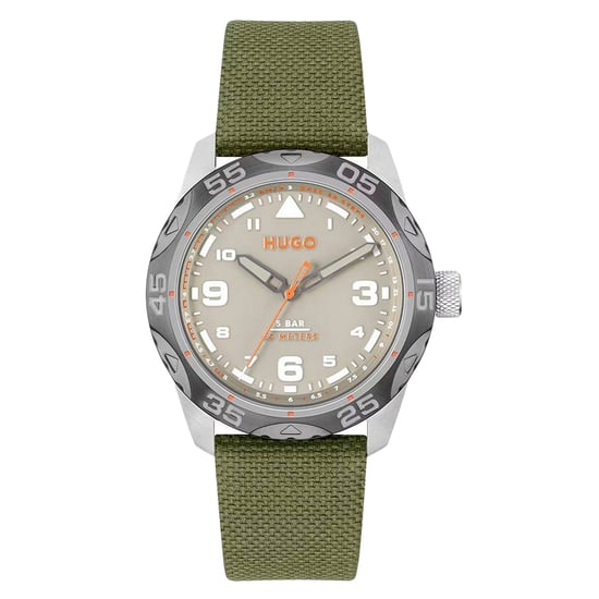 Hugo Mens Watch Quartz grey - Image 1