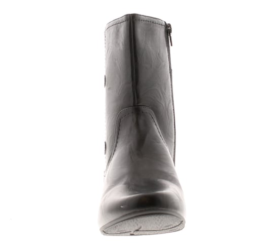 Platino Suki Womens Ankle Boots Black