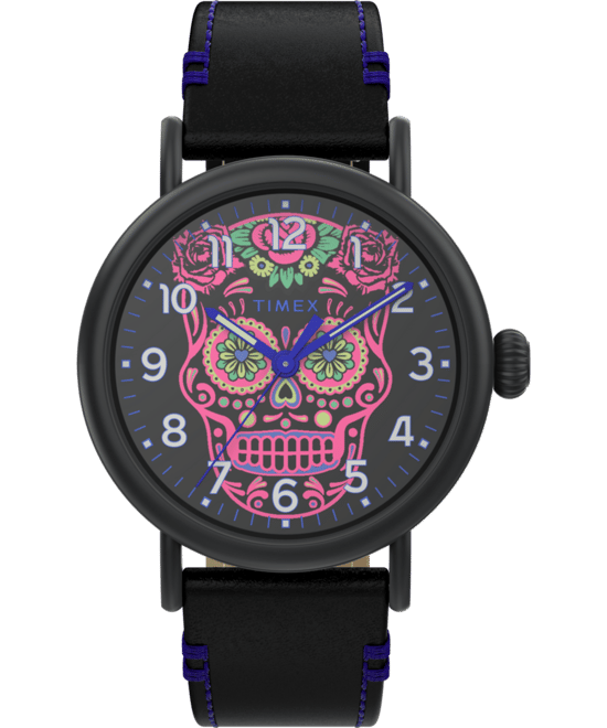Timex Waterbury Standard Dia De Los Muertos Men's Black Watch TW2V67600 - Image 1