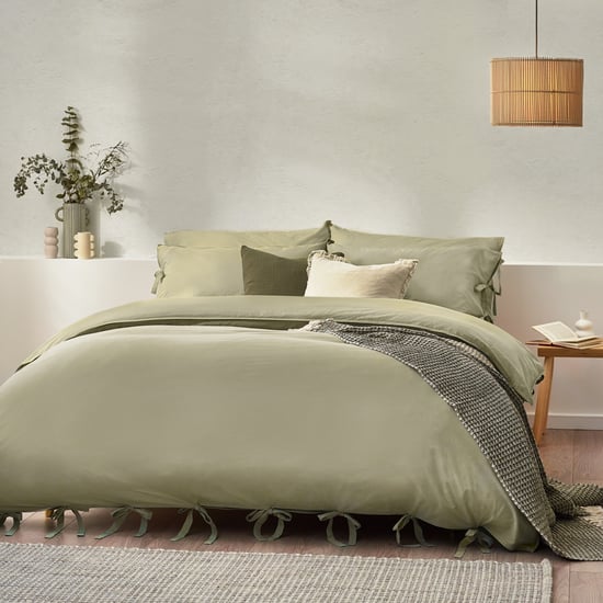Yard Mallow Bowtie Cotton Duvet Cover Set